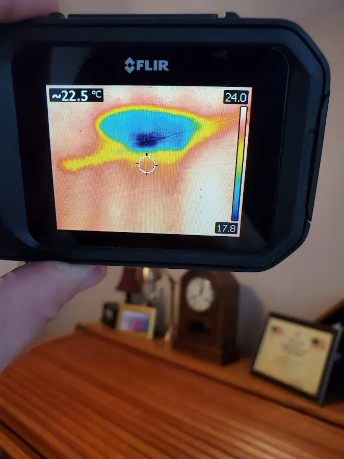 Thermal imaging inspection for water damage in West Donegal